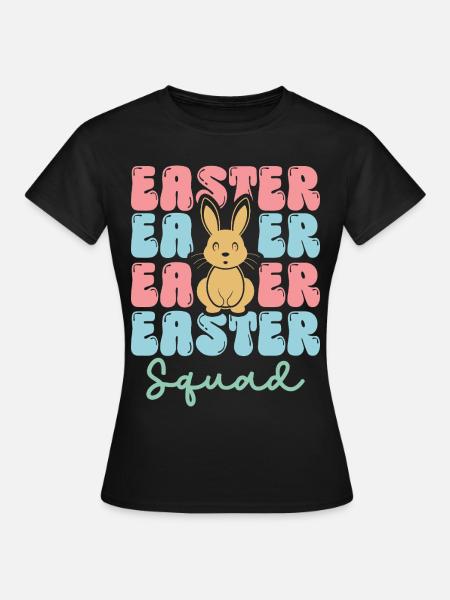 Easter squad - Frauen T-Shirt - Schwarz