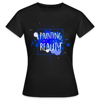 Painter Artist Art Paint Painting Brush Paint - Women's T-Shirt - black - Front - AI Model Female 172 dark (172cm)