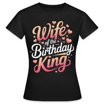 Frau Ehefrau Partnerin Familie Verheiratet - Frauen T-Shirt - Schwarz - Vorne - AI Model Female 172 dark (172cm)
