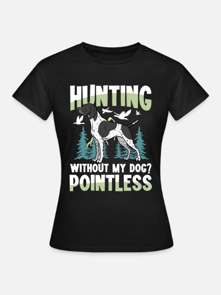 Jagd Mit Labrador - Frauen T-Shirt - Schwarz