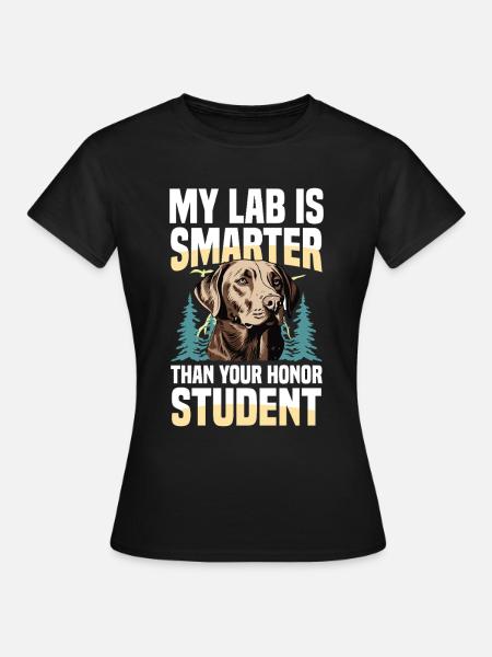 Jagd Mit Labrador - Frauen T-Shirt - Schwarz
