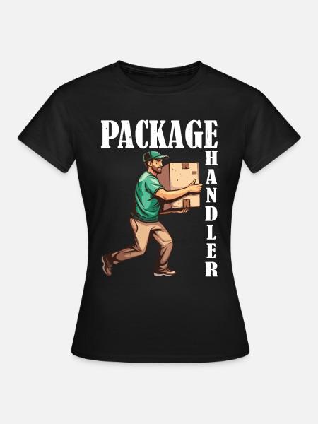 Package Handler 6 - Frauen T-Shirt - Schwarz