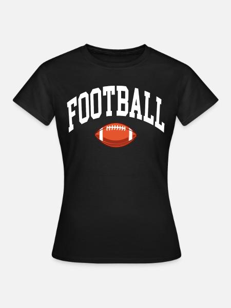 Football - Frauen T-Shirt - Schwarz