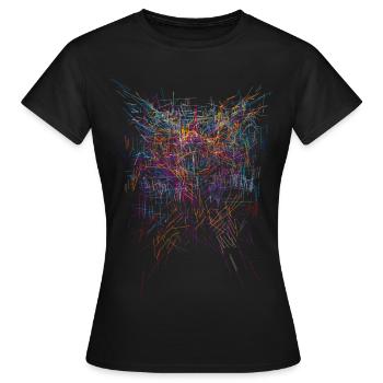 Sci-Fi Horror Design - T-shirt Femme - noir - Devant - AI Model Female 172 dark (172cm)