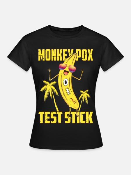 Affenpocken Teststäbchen - Frauen T-Shirt - Schwarz