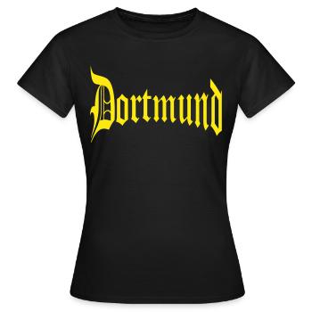 Dortmund - T-shirt Femme - noir - Devant - AI Model Female 172 dark (172cm)