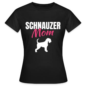 Miniature Schnauzer - Women's T-Shirt - black - Front - AI Model Female 172 dark (172cm)