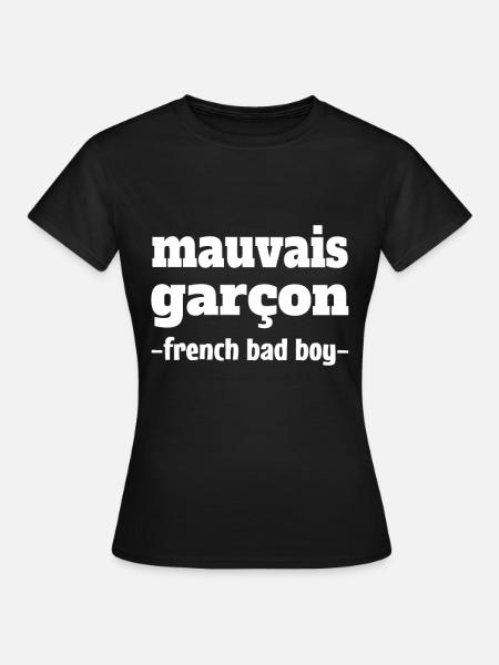 bad boy -french bad boy- - Women's T-Shirt - black