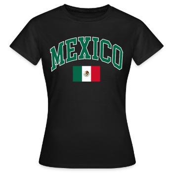 Mexique - T-shirt Femme - noir - Devant - AI Model Female 172 dark (172cm)