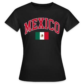 Mexique - T-shirt Femme - noir - Devant - AI Model Female 172 dark (172cm)