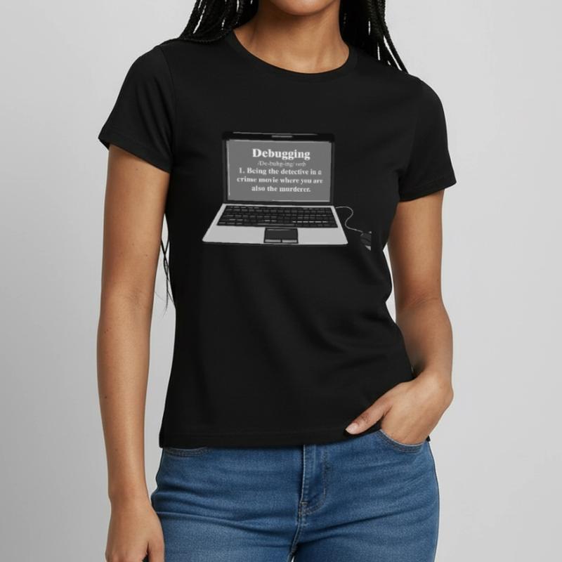 Lustiges Computer Debugging Programmierer Design Frauen T-Shirt