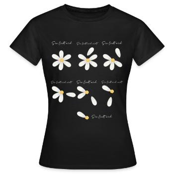 Daisy Game Elle m’aime Elle m’aime - T-shirt Femme - noir - Devant - AI Model Female 172 dark (172cm)