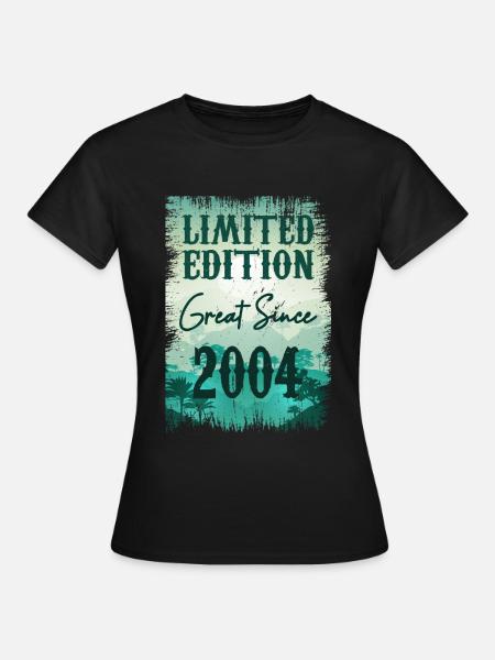 Einzigartig seiner Art seit 2004 - Frauen T-Shirt - Schwarz