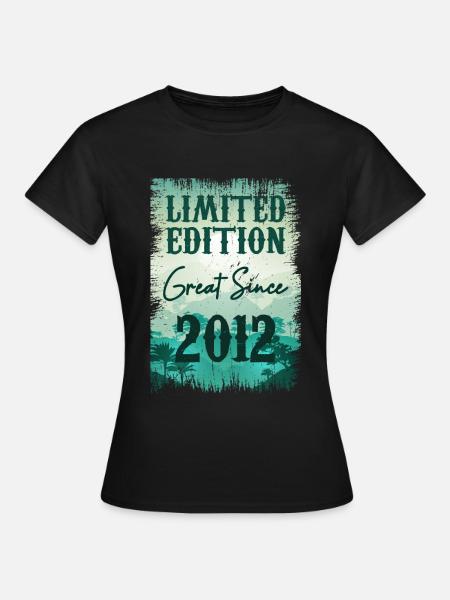 Einzigartig seiner Art seit 2012 - Frauen T-Shirt - Schwarz