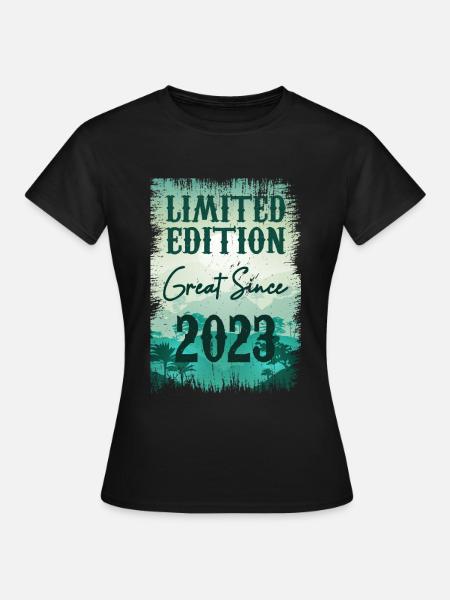 Einzigartig seit 2023 - Frauen T-Shirt - Schwarz