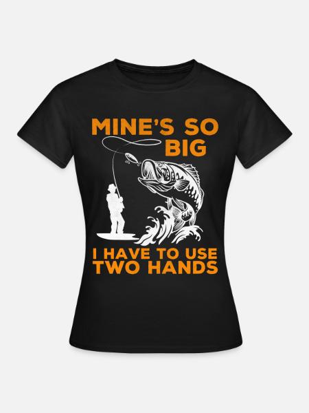 Angeln Erwachsene Humor Vater Ehemann Witz - Frauen T-Shirt - Schwarz