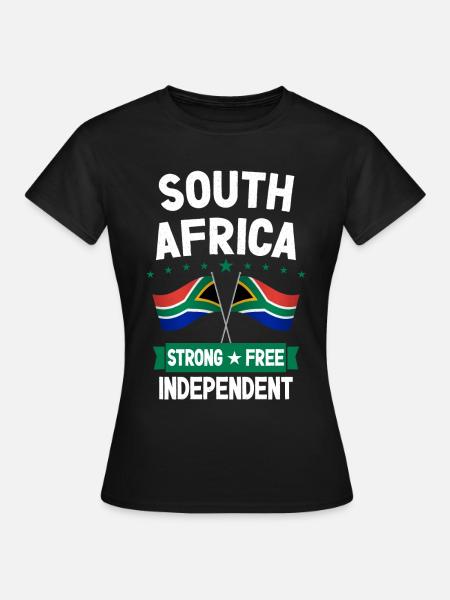 Südafrika - Frauen T-Shirt - Schwarz