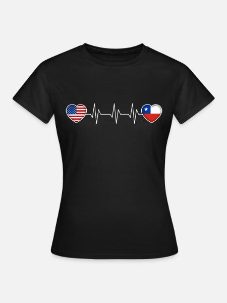 Chile - Frauen T-Shirt - Schwarz