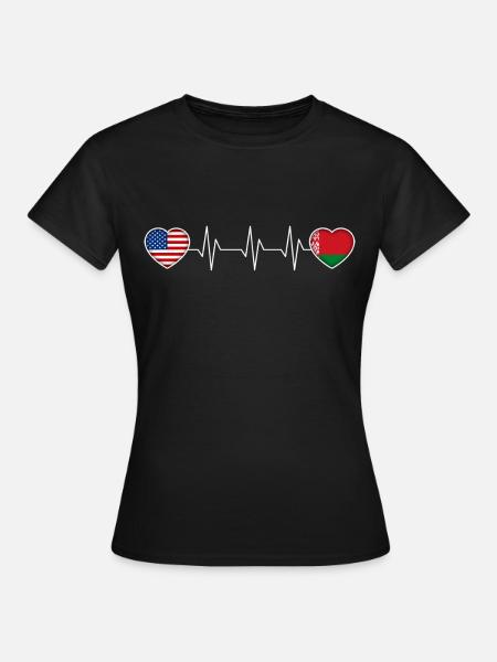 Weißrussland - Frauen T-Shirt - Schwarz