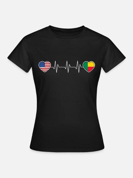 Benin - Frauen T-Shirt - Schwarz