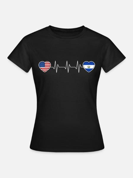 El Salvador - Frauen T-Shirt - Schwarz