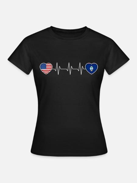 Guam - Frauen T-Shirt - Schwarz