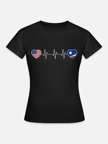 Marshallinseln - Frauen T-Shirt - Schwarz