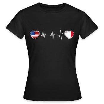 Malta - Women's T-Shirt - black - Front - AI Model Female 172 dark (172cm)