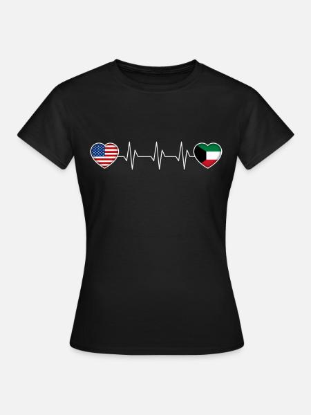 Kuwait - Frauen T-Shirt - Schwarz