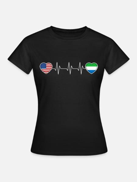 Sierra Leone - Frauen T-Shirt - Schwarz