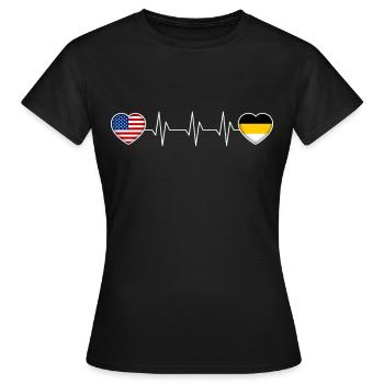Empire russe - T-shirt Femme - noir - Devant - AI Model Female 172 dark (172cm)