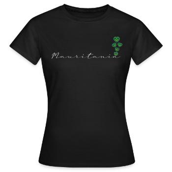 Mauritanie - T-shirt Femme - noir - Devant - AI Model Female 172 dark (172cm)