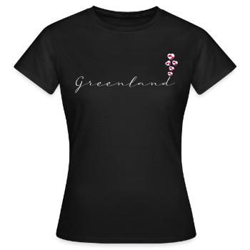 Greenland - Women's T-Shirt - black - Front - AI Model Female 172 dark (172cm)