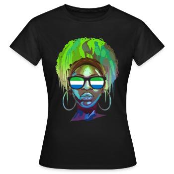 Sierra Leone - Women's T-Shirt - black - Front - AI Model Female 172 dark (172cm)