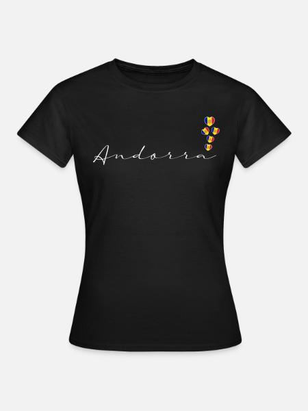 Andorre - T-shirt Femme - noir