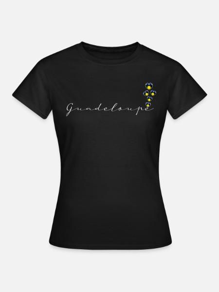 Guadeloupe - Frauen T-Shirt - Schwarz