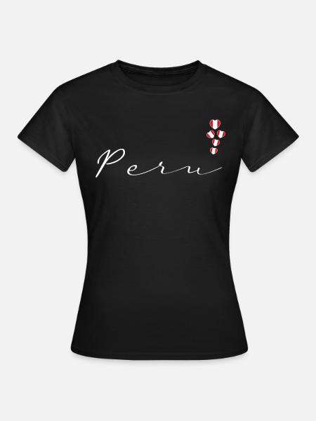 Peru - Frauen T-Shirt - Schwarz