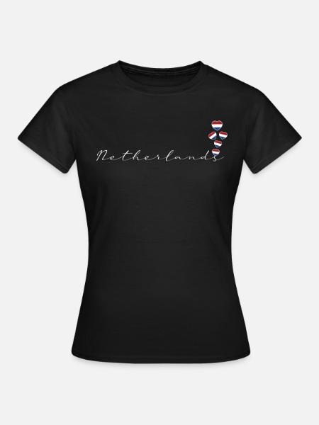 Niederlande - Frauen T-Shirt - Schwarz