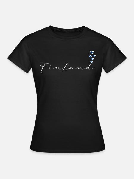 Finnland - Frauen T-Shirt - Schwarz