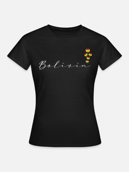 Bolivien - Frauen T-Shirt - Schwarz