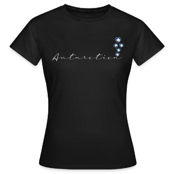 Antarctique - T-shirt Femme - noir - Devant - AI Model Female 172 dark (172cm)