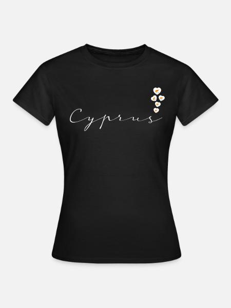 Zypern - Frauen T-Shirt - Schwarz