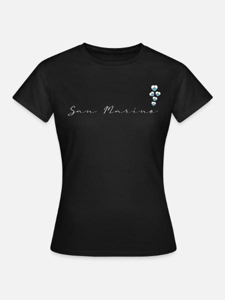 San Marino - Frauen T-Shirt - Schwarz