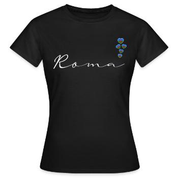 Roma - Women's T-Shirt - black - Front - AI Model Female 172 dark (172cm)