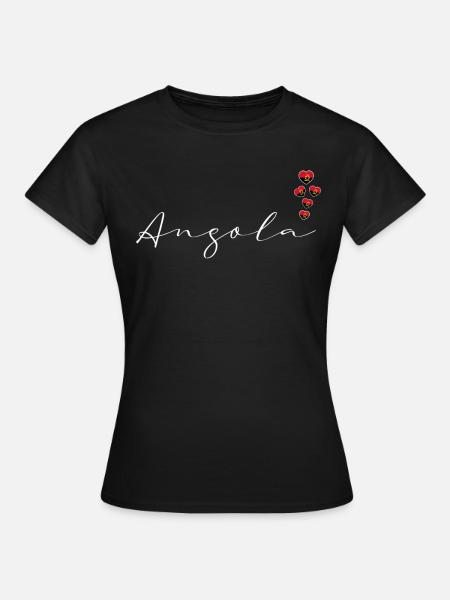 Angola - T-shirt Femme - noir