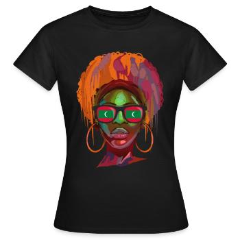 Malediven - Frauen T-Shirt - Schwarz - Vorne - AI Model Female 172 dark (172cm)