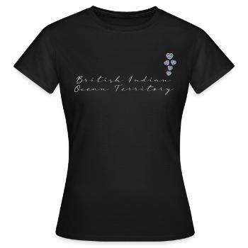 British Indian Ocean Territory - Women's T-Shirt - black - Front - AI Model Female 172 dark (172cm)