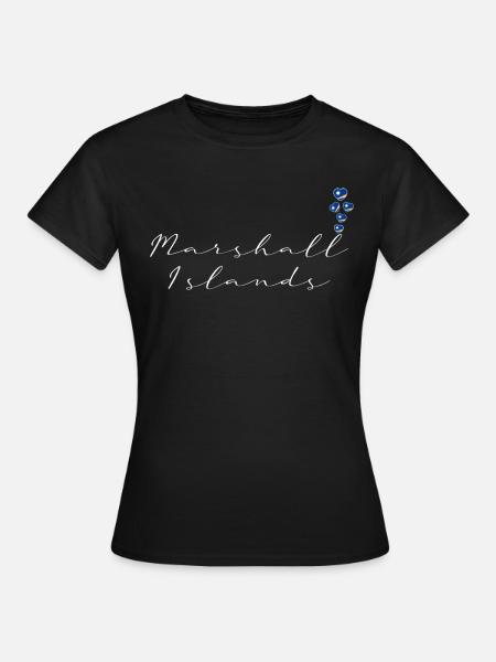 Marshallinseln - Frauen T-Shirt - Schwarz