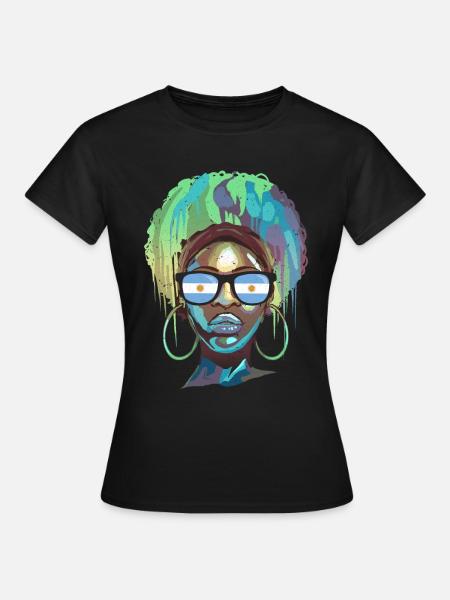 Argentinien - Frauen T-Shirt - Schwarz