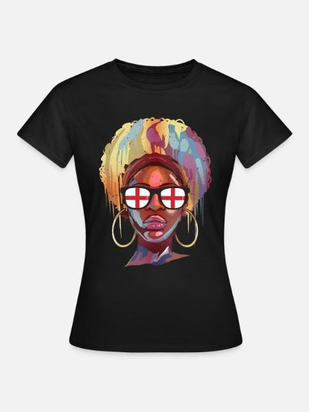 England - Frauen T-Shirt - Schwarz